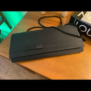 Black Satin clutch
